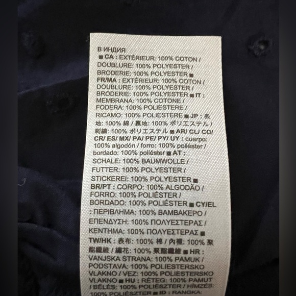 G1 NWT GAP WRAP DRESS SIZE S IN NAVY. - Picture 11 of 15